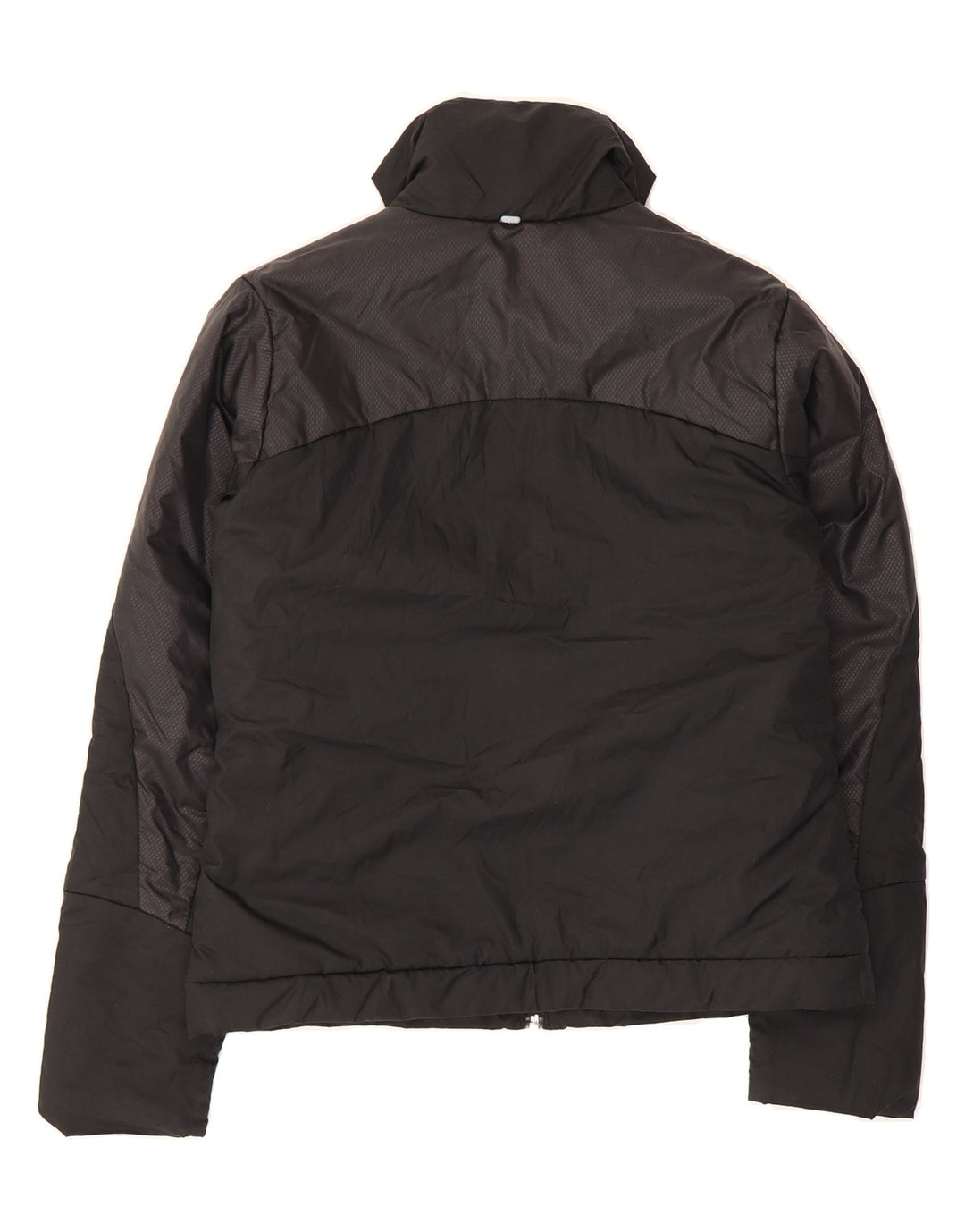 ADIDAS Womens Padded Jacket UK 12 Medium Black Colourblock Polyester Vintage Adidas and Second-Hand Adidas from Messina Hembry 