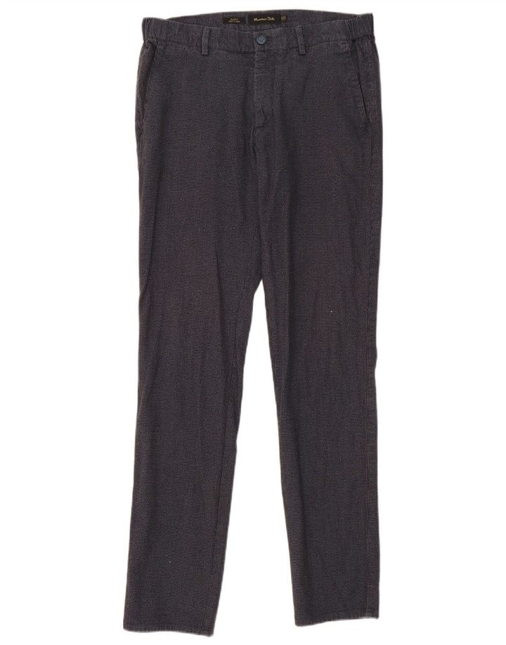 Męskie spodnie Chino Massimo Dutti EU 40 Medium W31 L32 Granatowe
