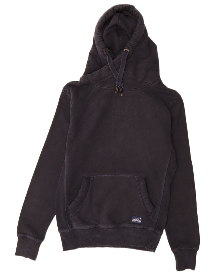 Męski sweter z kapturem Superdry, średni granatowy, bawełniany