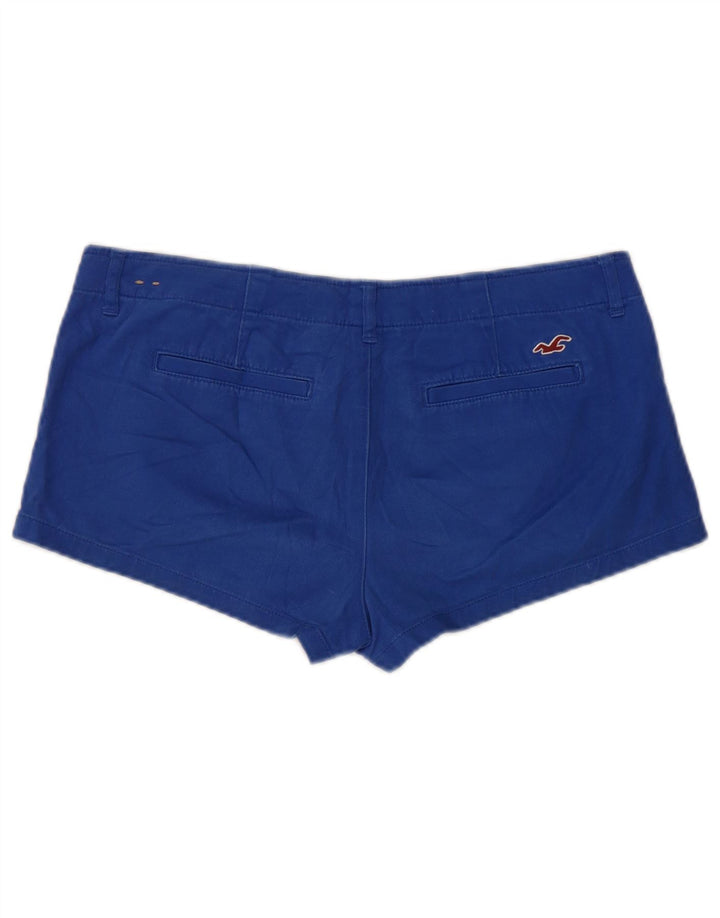 Damskie spodnie Hollister US 7 Medium W28, niebieska bawełna