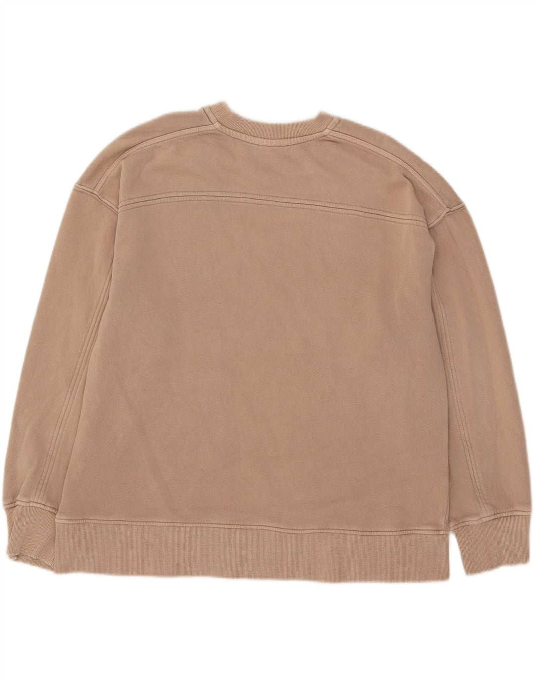 Damska bluza oversize Zara UK 14, średnia beżowa bawełna