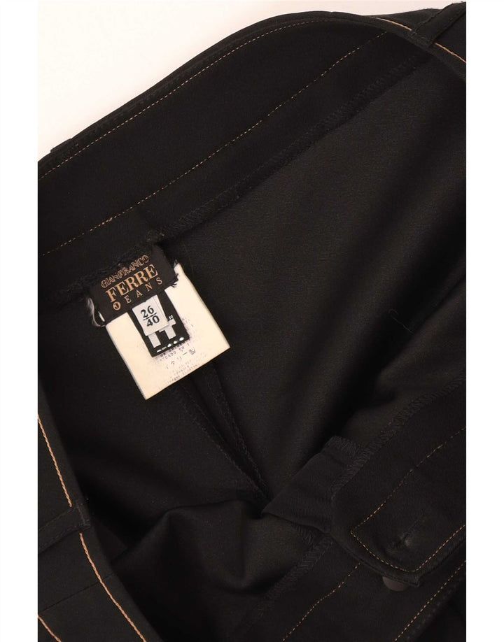 Spodnie damskie Gianfranco Ferre IT 40 Small W26 L24 Czarne