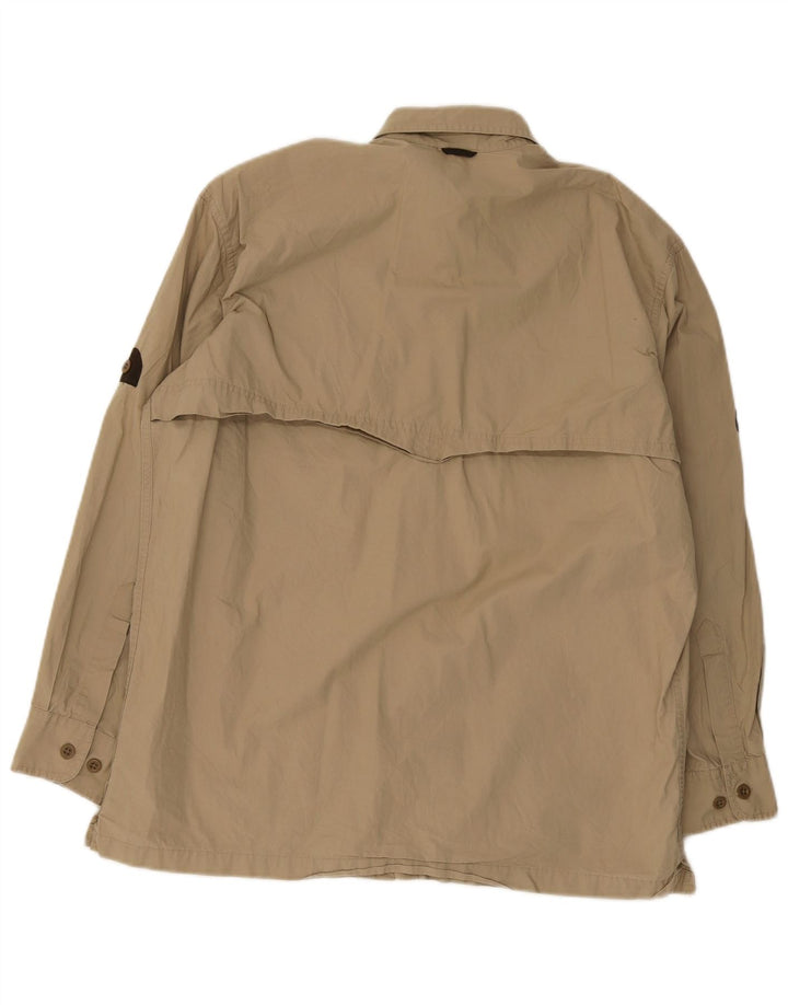 Koszula męska Timberland, mała, bawełniana khaki