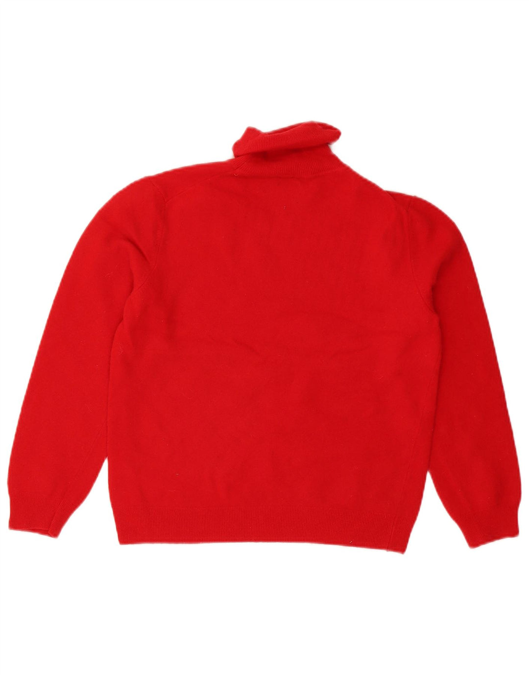 Damski sweter z golfem Benetton UK 10 Small Red