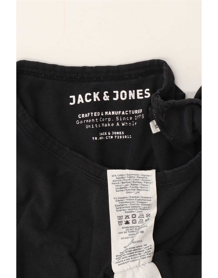 T-shirt męski Jack & Jones, średni, granatowy, bawełniany