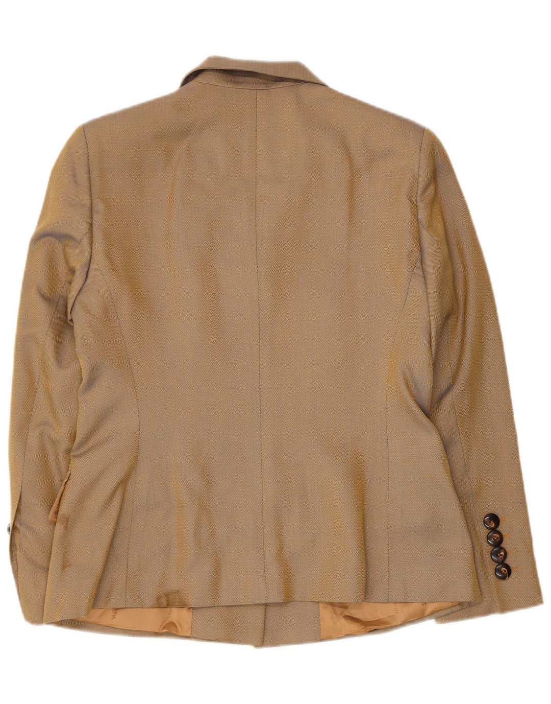 Kurtka damska Escada Elements Blazer UK 12 w kolorze średniego beżu w jodełkę