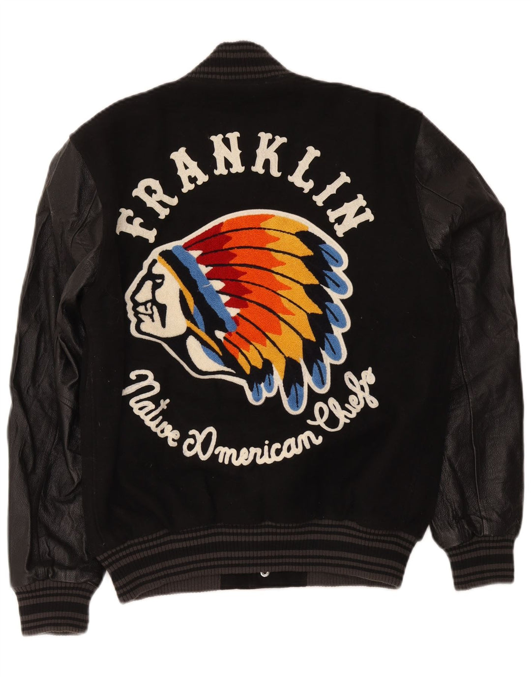 Męska kurtka Varsity Franklin Marshall UK 38 w kolorze średniej czerni