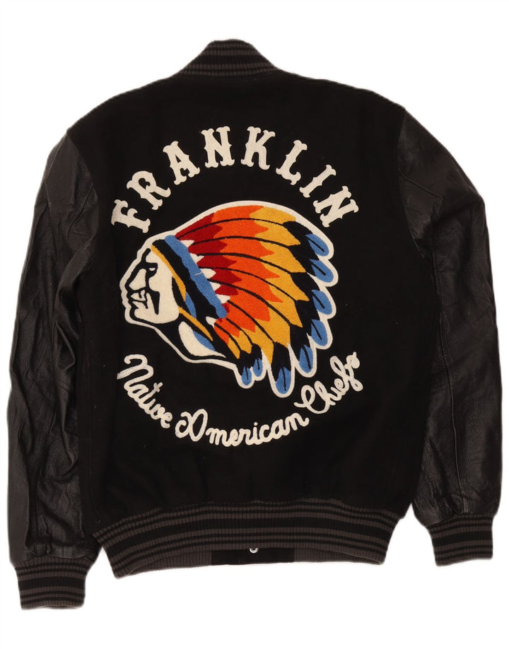 Męska kurtka Varsity Franklin Marshall UK 38 w kolorze średniej czerni