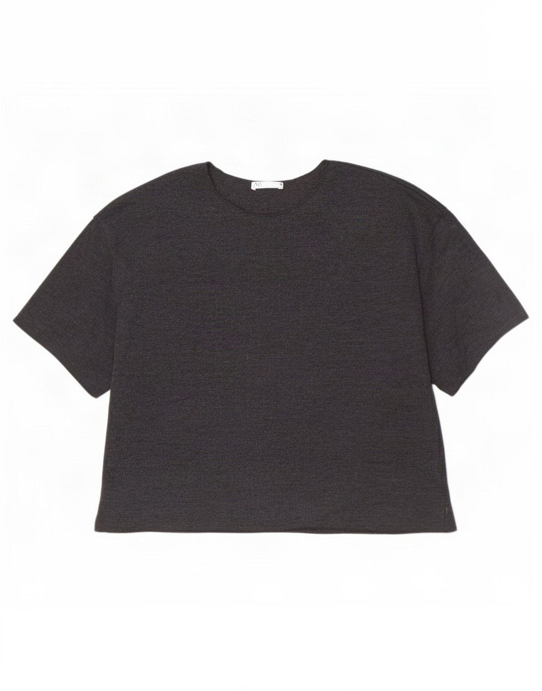 T-shirt damski Zara Top UK 12 Średni szary, bawełniany