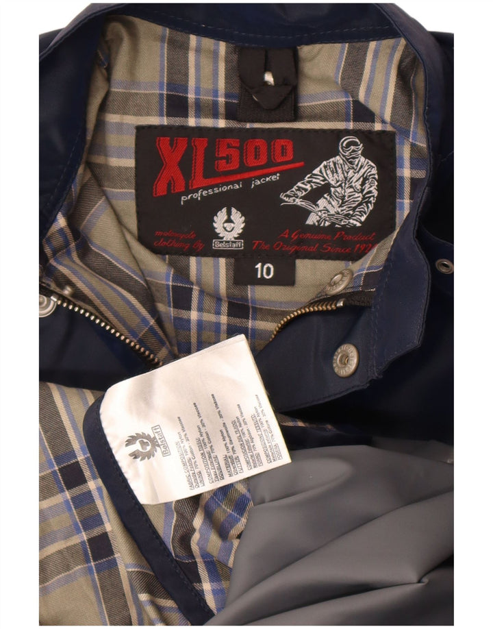 Kurtka chłopięca Belstaff Motorstyle Racer 9-10 lat, granatowa, nylonowa