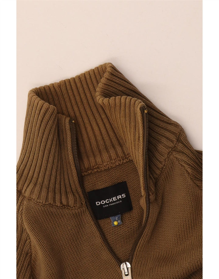 Męski sweter rozpinany Dockers, mały khaki
