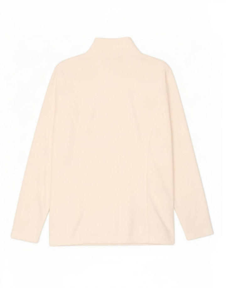 Marks & Spencer Damska kurtka polarowa oversize UK 10, mała w kolorze złamanej bieli