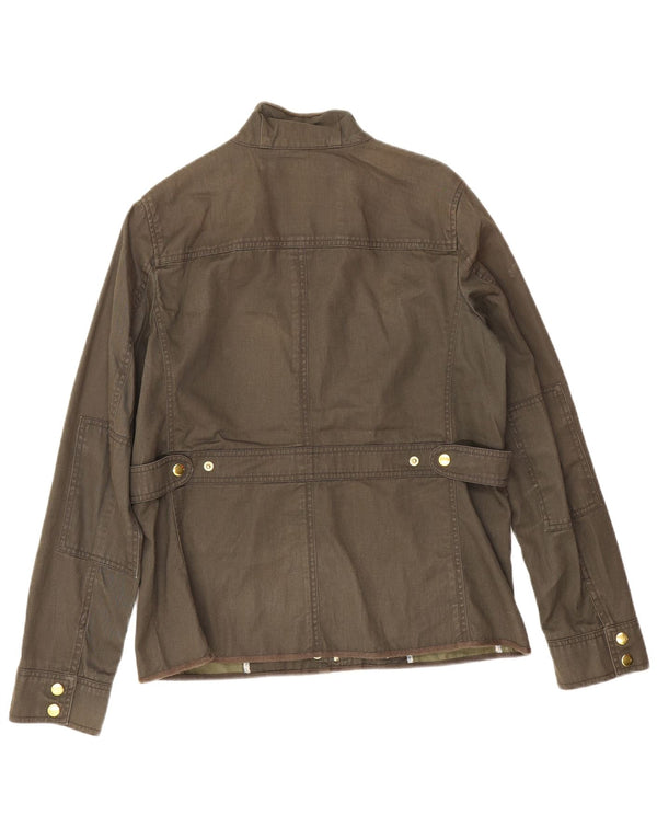 Damska kurtka użytkowa J. Crew UK 14, średnia bawełna khaki
