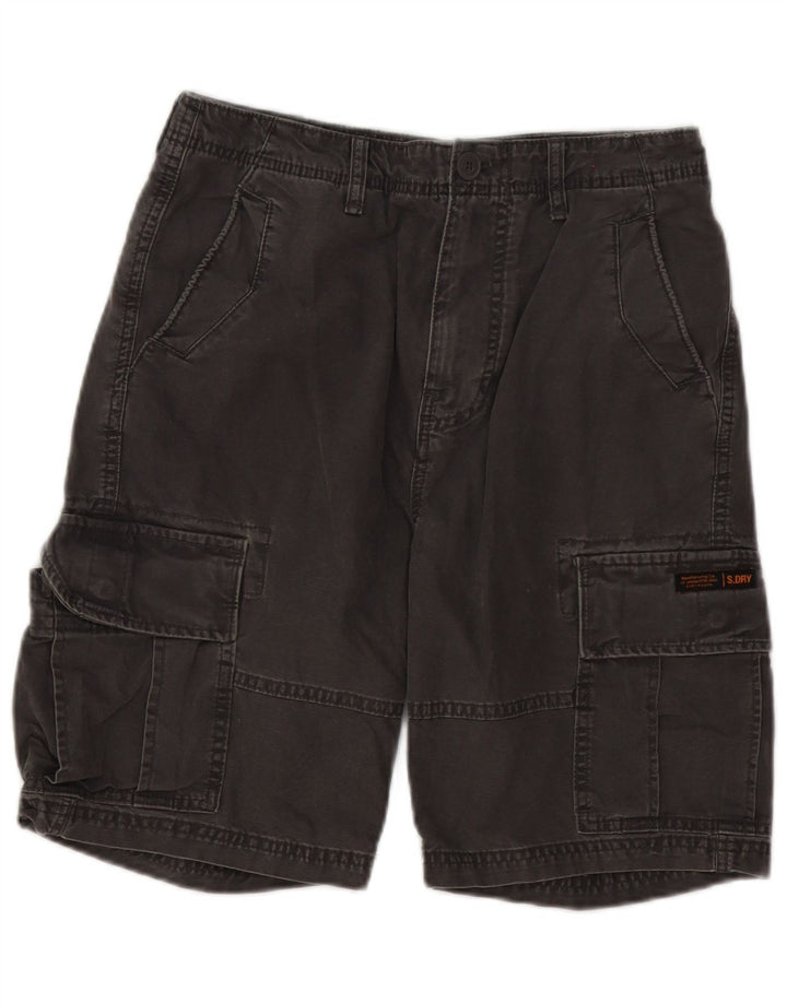 Męskie spodenki cargo Superdry W30 Średnioszare, bawełniane