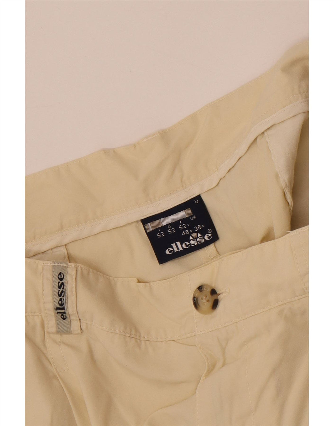Męskie szorty Chino ELLESSE W36, duże, beżowe