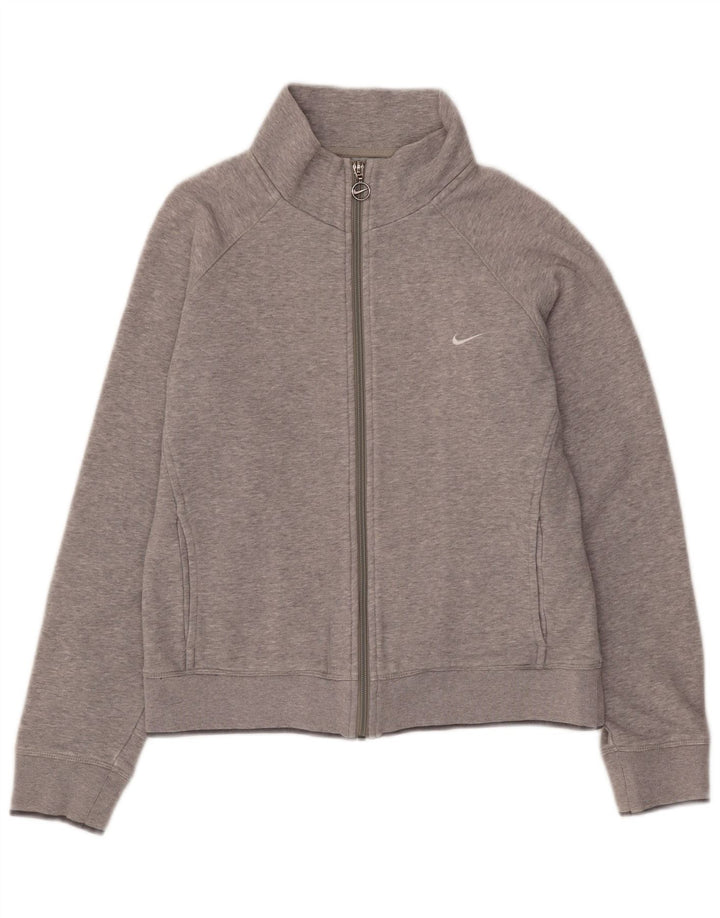 Damska kurtka dresowa Nike UK 10/12, średnioszara, nakrapiana