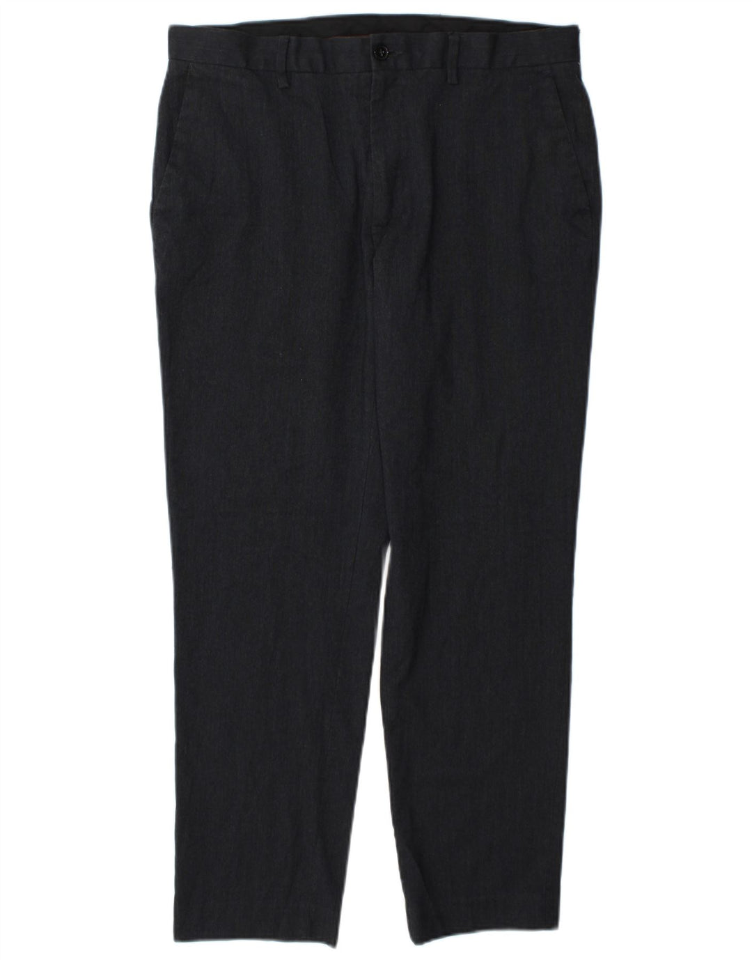 Męskie spodnie chino Marks & Spencer Slim Fit W34 L29 Granatowy poliester