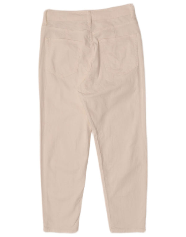 Marks & Spencer Damskie Krótkie Jeansy UK 10 Małe W28 L25 Beżowa Bawełna