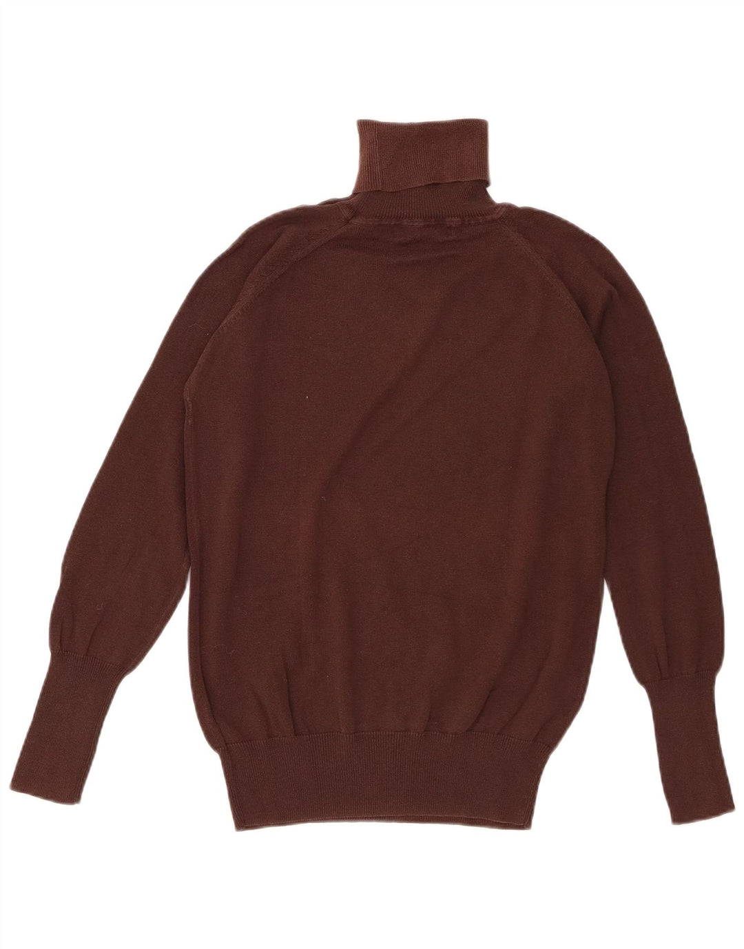 Damski sweter z golfem Zara UK 14 Duży brązowy Argyle/Diament