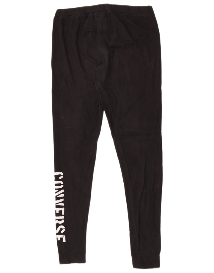 Damskie legginsy Converse Graphic UK 12, średnie czarne