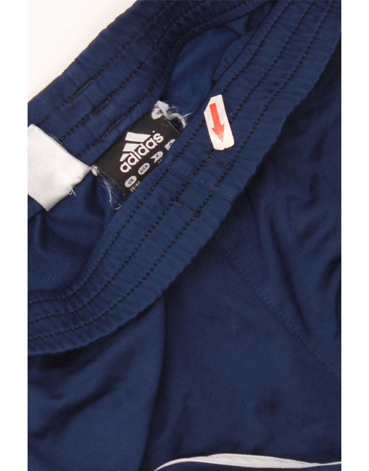 Męskie spodnie dresowe Adidas UK 38/40 Średni granatowy poliester