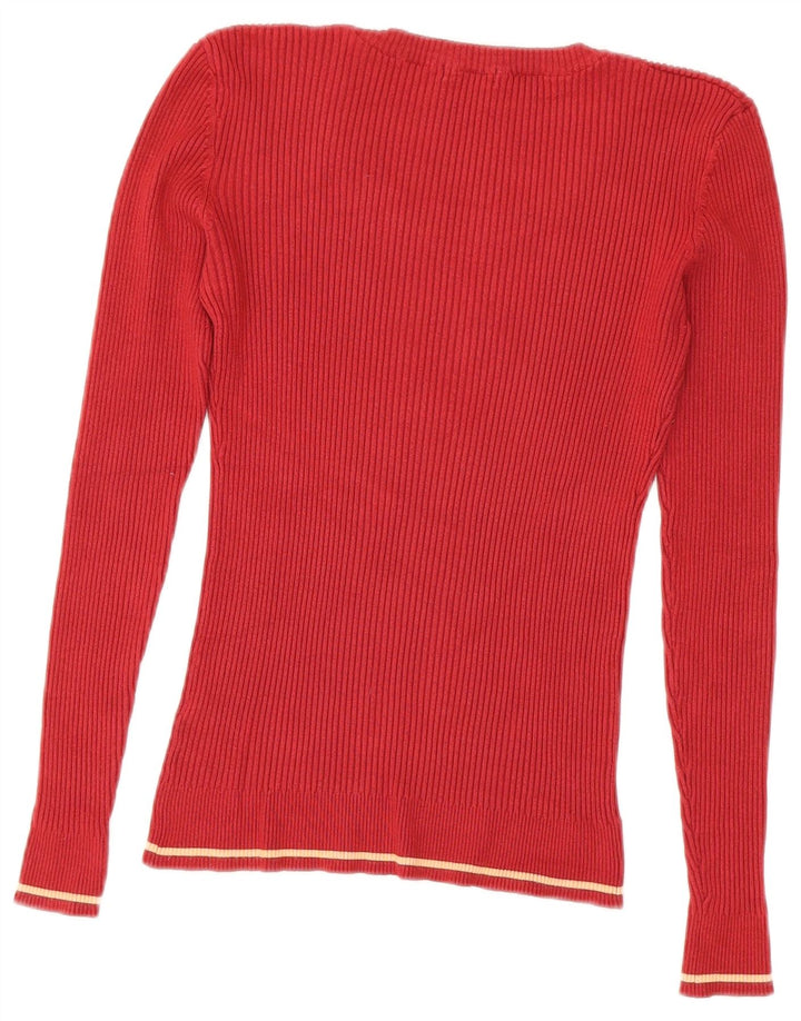 Sweter damski Colmar z dekoltem w łódkę UK 12, średni czerwony