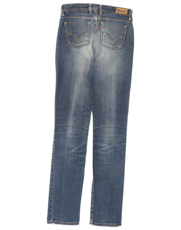 Damskie jeansy Levi's 628 Slim W30 L34 Niebieska bawełna