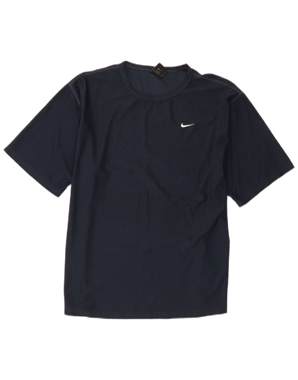 T-shirt męski Nike Top UK 42/44, duży granatowy poliester