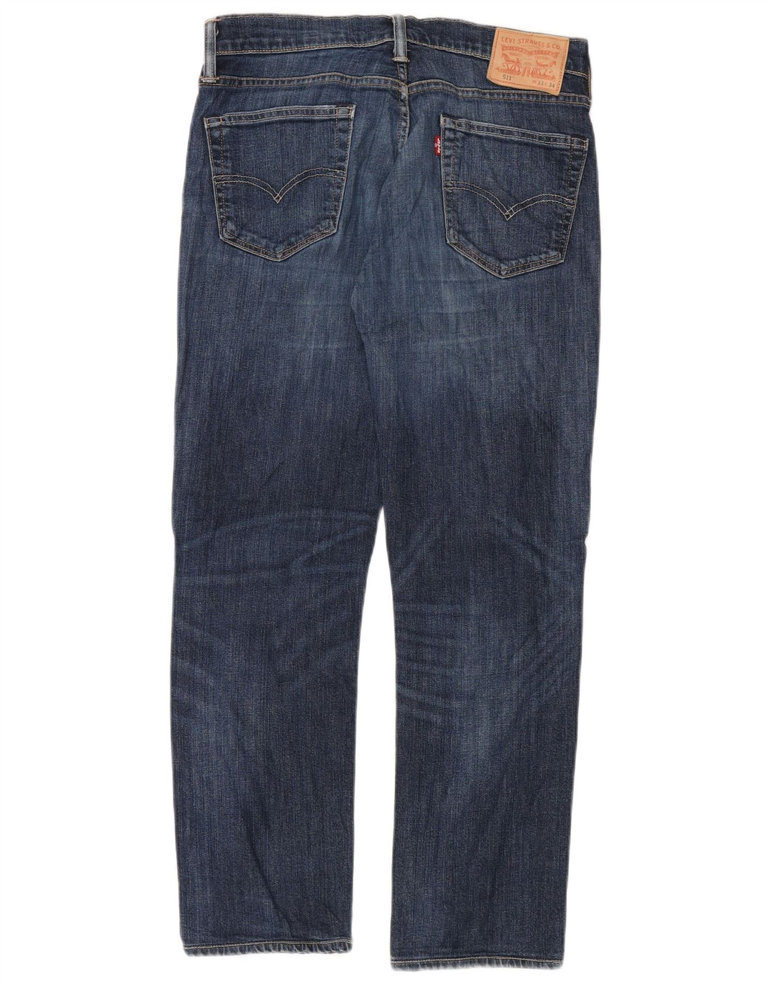 Męskie jeansy Levi's 511 Slim W33 L30 Niebieska bawełna