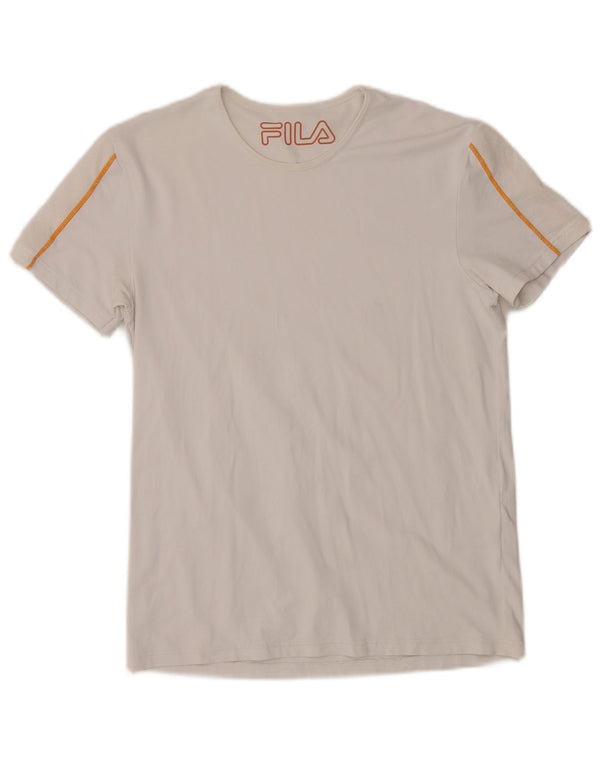 T-shirt damski FILA Top UK 10 Small, biała wiskoza