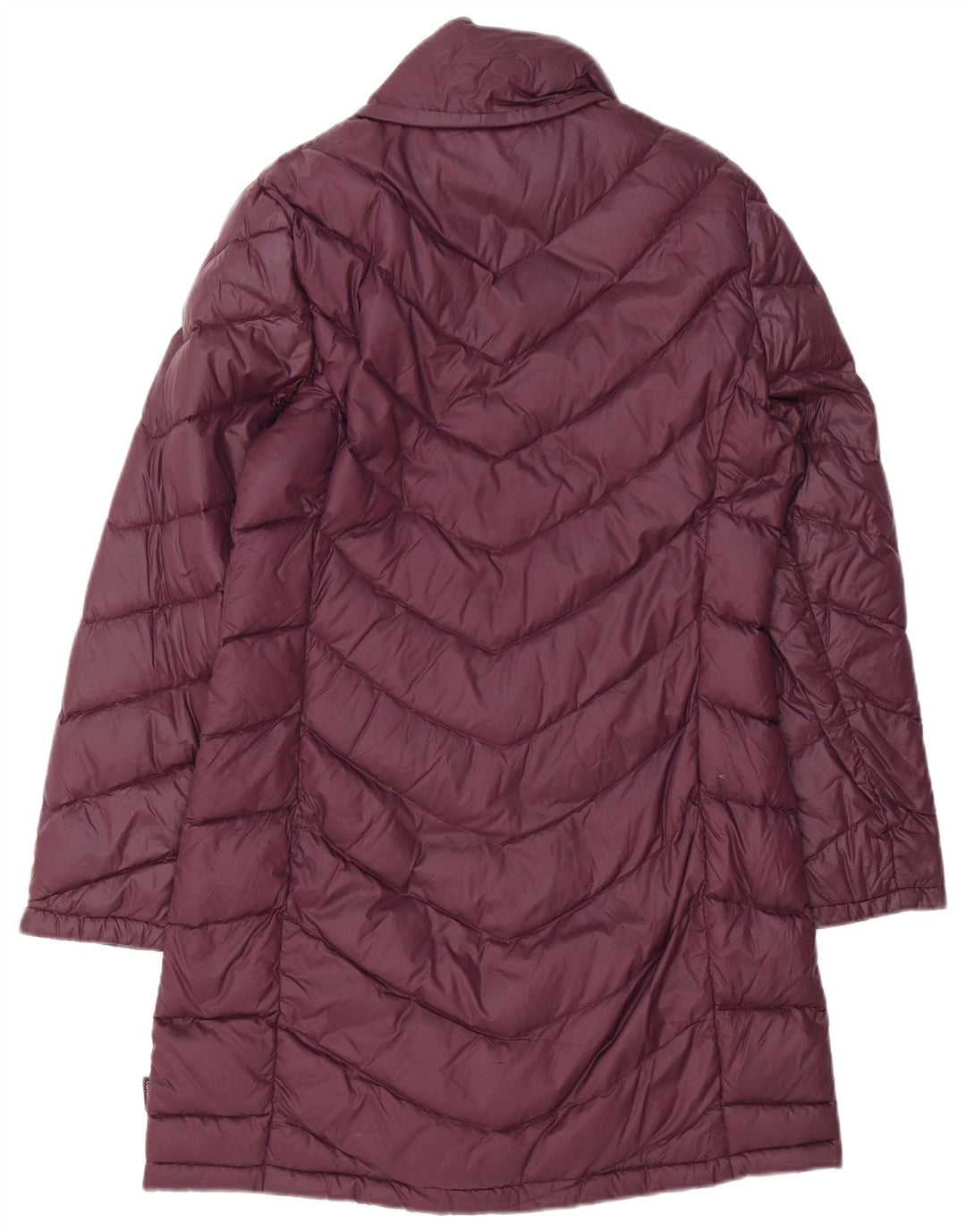 Damski płaszcz ocieplany Calvin Klein UK 14, średni bordowy nylon
