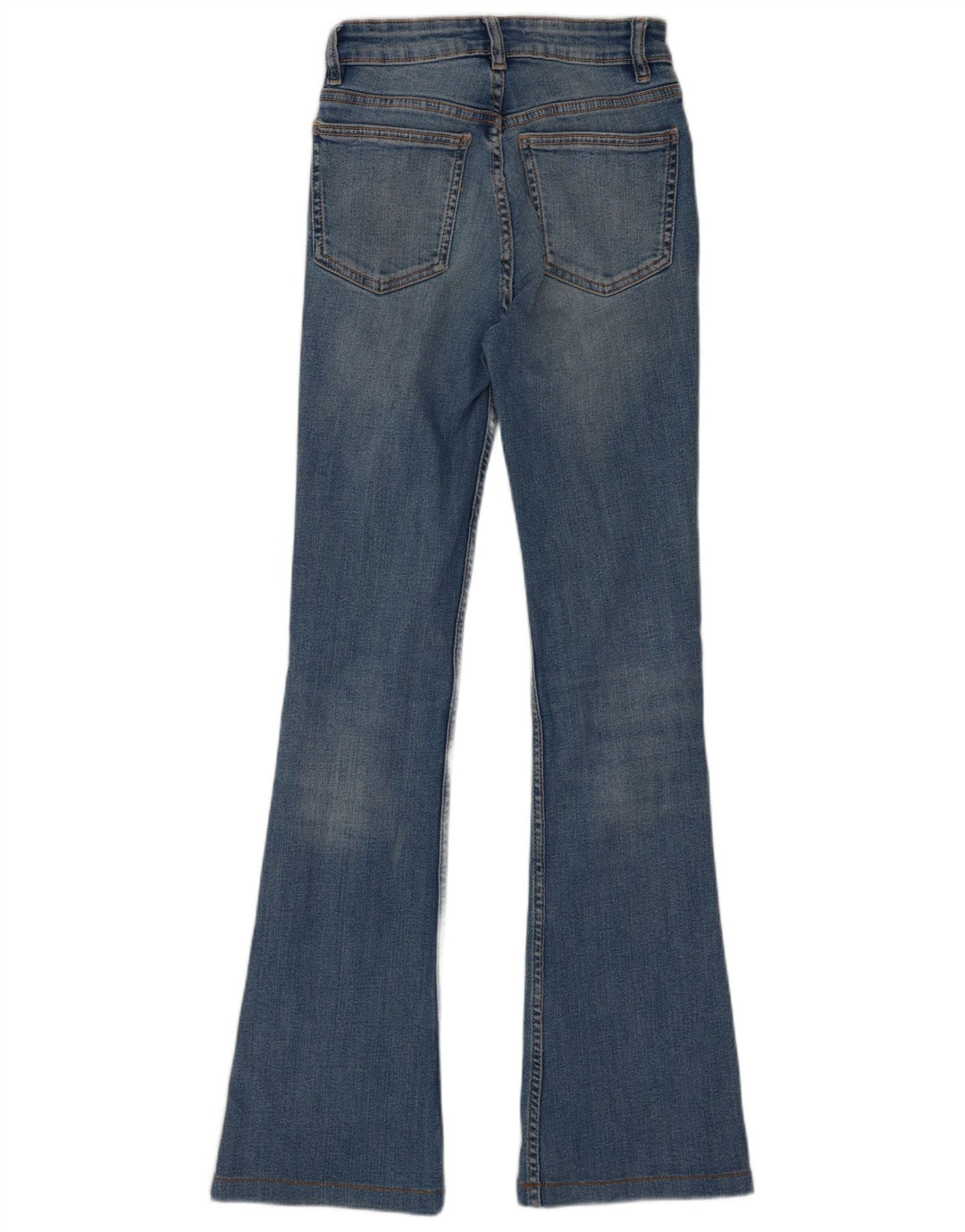 Damskie jeansy rozkloszowane Zara EU 34 2XS W24 L30 Niebieskie