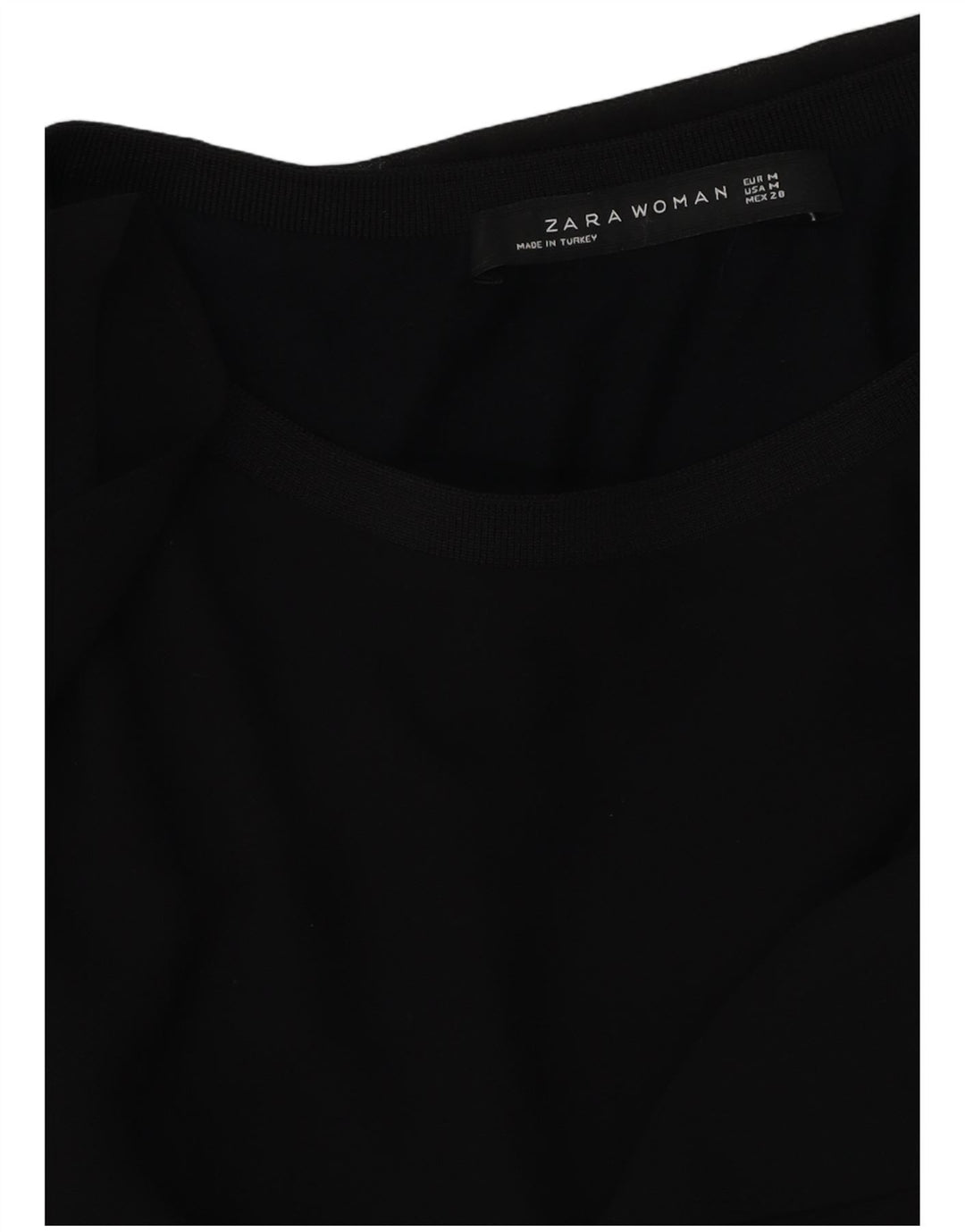 Bluzka damska Zara Top UK 14 Średnia Czarna