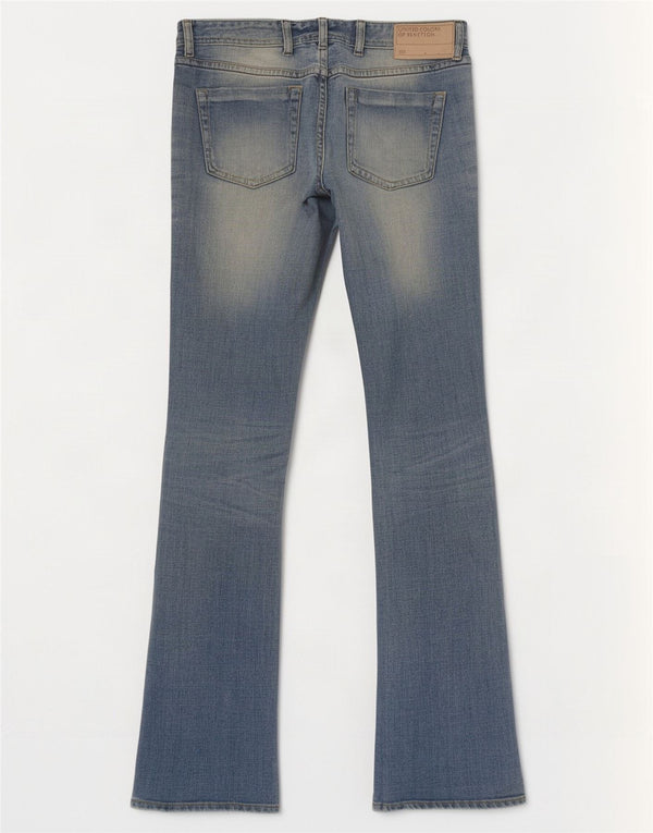 Damskie dżinsy Bootcut Benetton W32 L32 Niebieskie