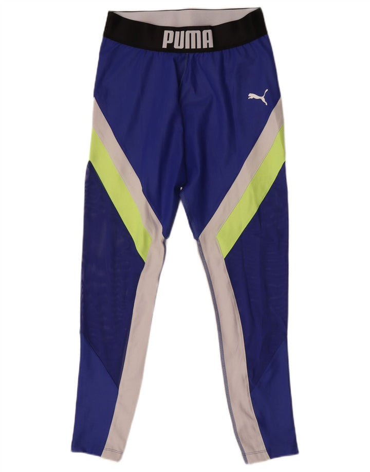 Damskie legginsy Puma Graphic UK 12 w kolorze średnioniebieskim