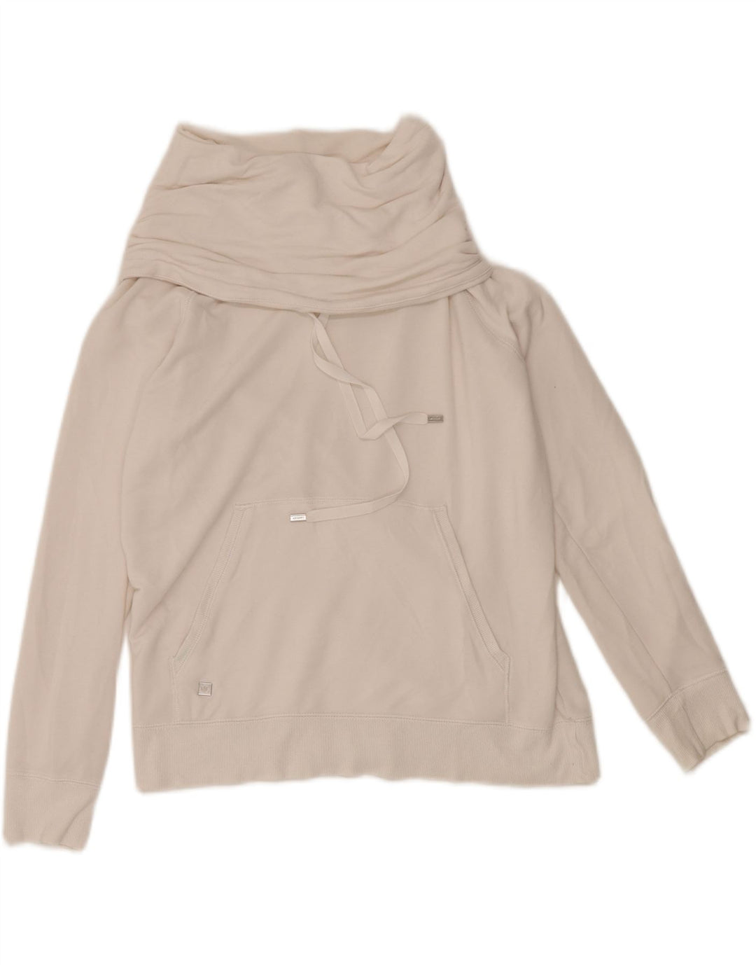 RALPH LAUREN Womens Oversized Sweatshirt Jumper UK 10 Small White Vintage Ralph Lauren and Second-Hand Ralph Lauren from Messina Hembry 