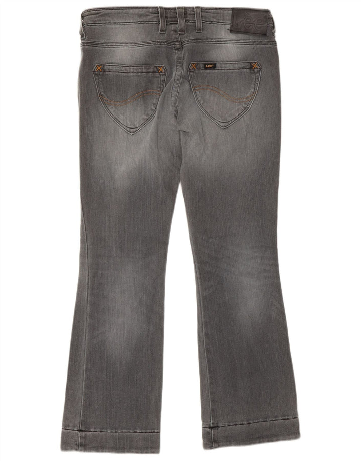 Damskie jeansy LEE Bliss Crop Bootcut W29 L28 Szara bawełna