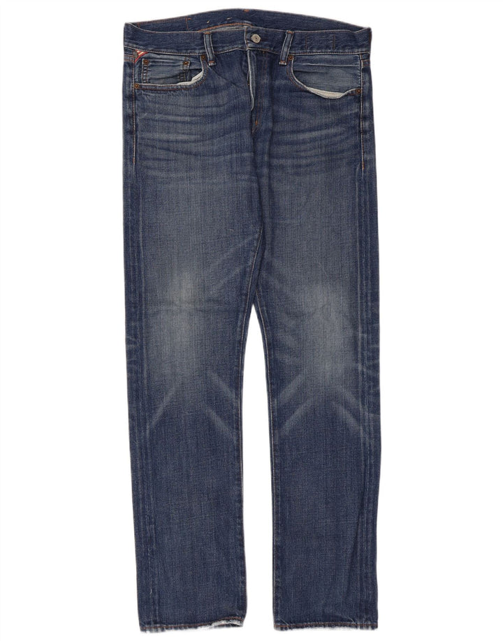 Męskie jeansy slim fit Ralph Lauren W34 L34 Niebieskie bawełniane