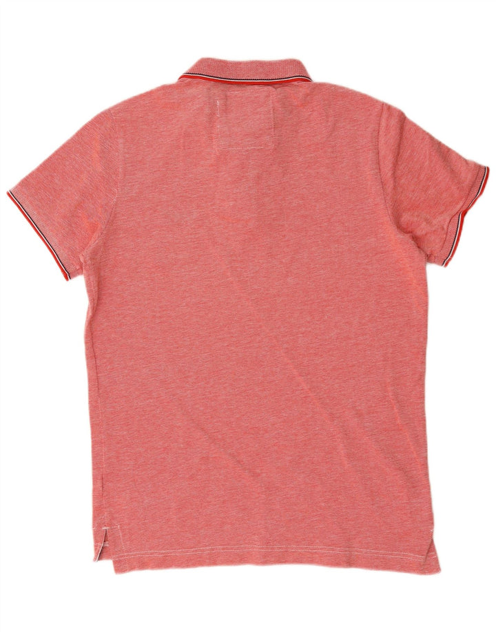 Męska koszulka polo Superdry, duża, bawełniana w czerwone plamki
