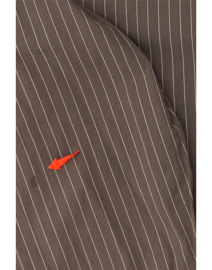 Koszula męska TOM TAILOR XL, szara, bawełniana w prążki