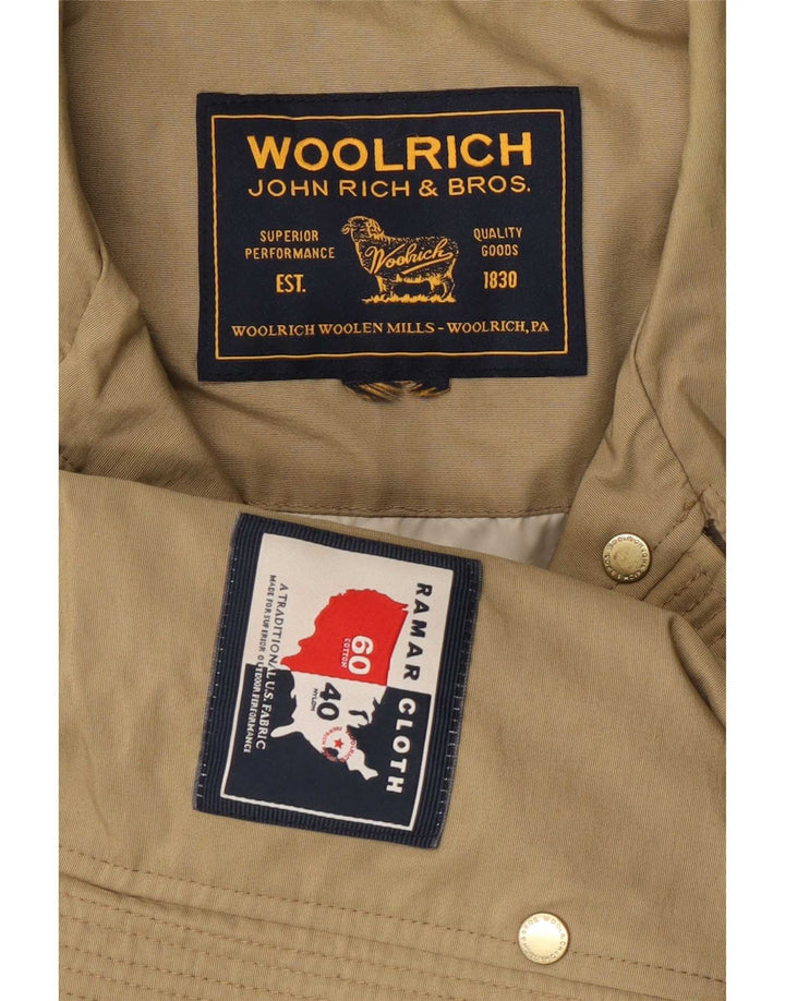 Damska kurtka użytkowa Woolrich UK 14, średnia bawełna khaki