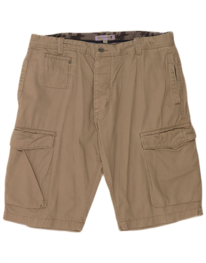 Męskie spodenki cargo Fat Face XL W38 beżowa bawełna