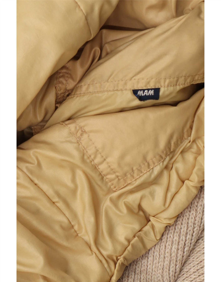 Dwustronna kurtka bomberka męska Vintage UK 36 Small Beige