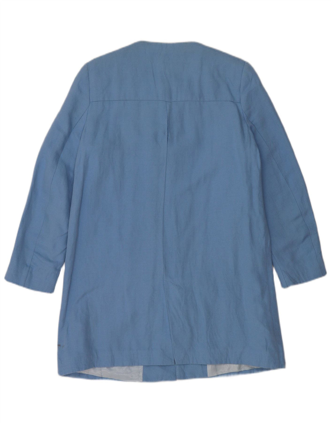 Płaszcz damski Zara UK 12, średni niebieski, bawełniany