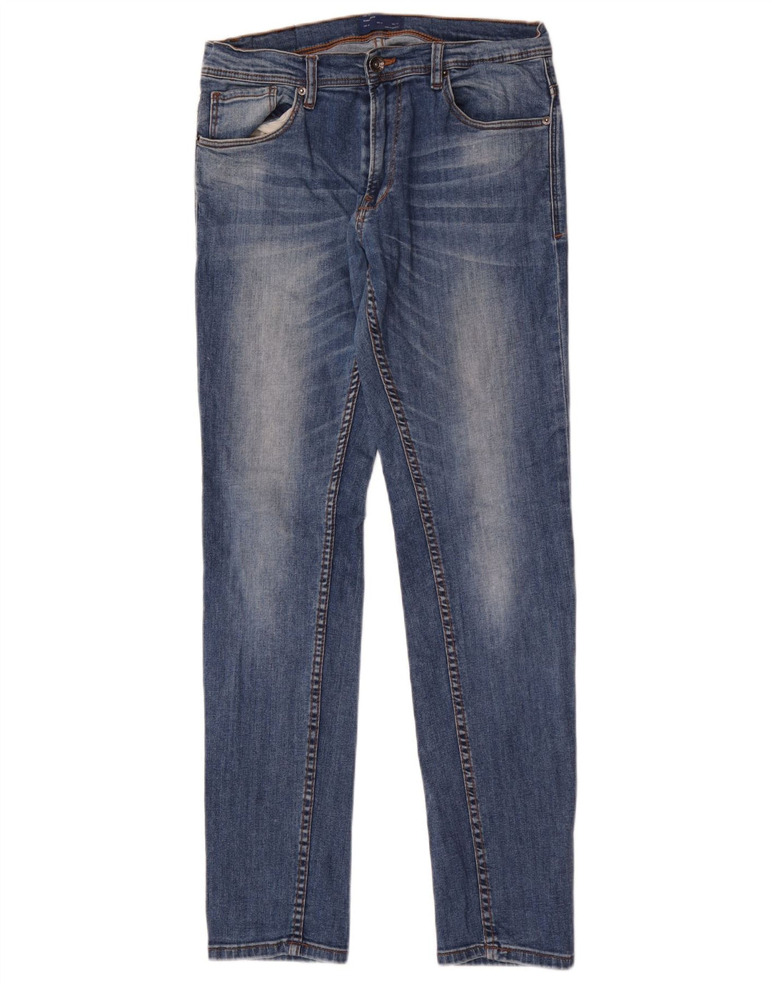 Męskie jeansy slim fit Zara EU 40 Medium W31 L32 Niebieskie bawełniane