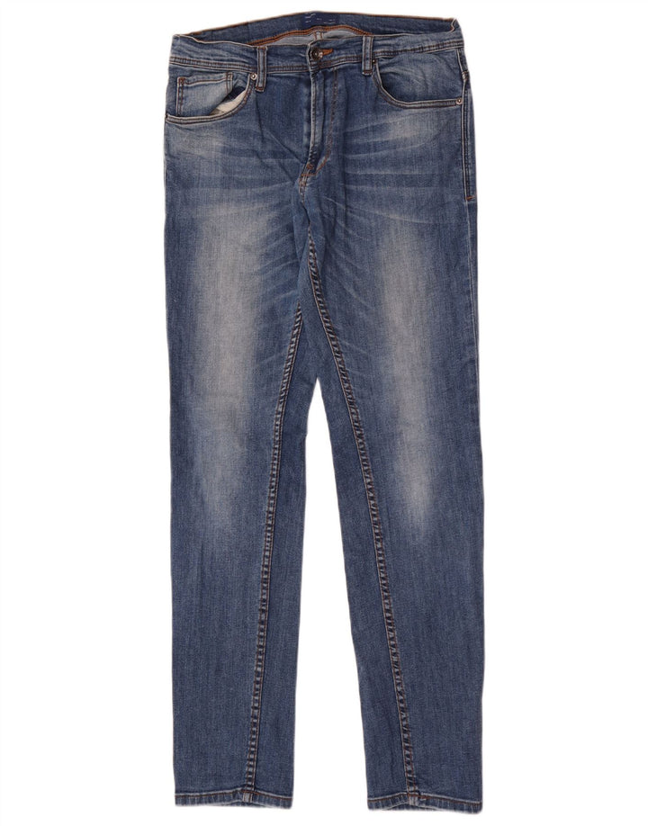 Męskie jeansy slim fit Zara EU 40 Medium W31 L32 Niebieskie bawełniane