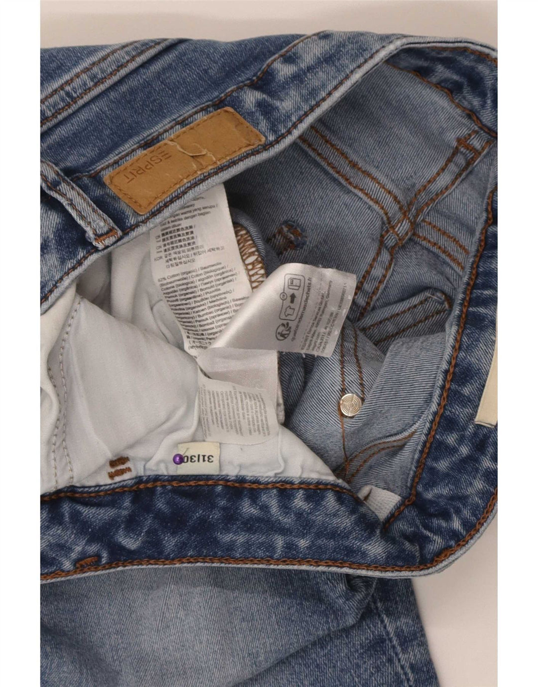 Damskie jeansy Skinny Esprit W31 L30 Niebieskie bawełniane