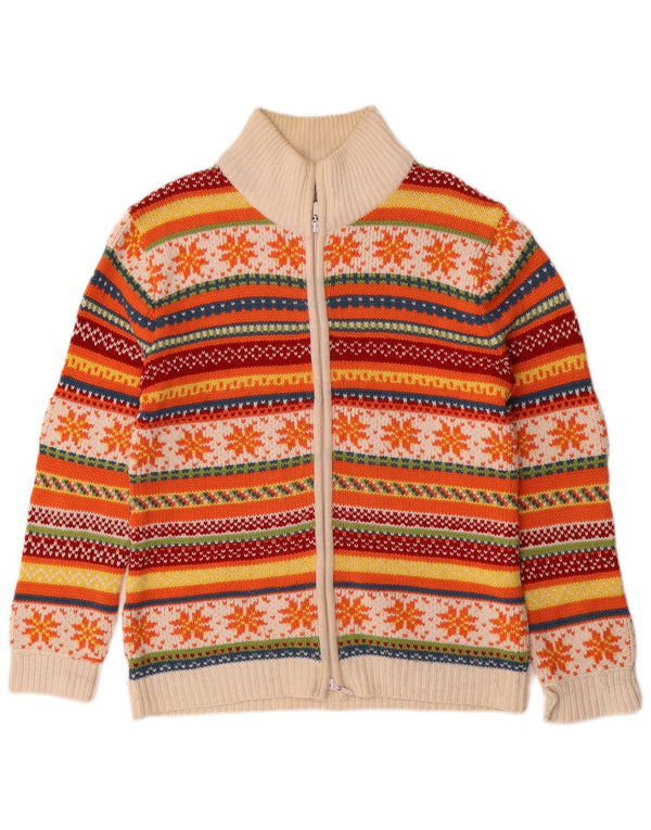 Sweter damski TCM Cardigan UK 14/16, duży, wielokolorowy Fair Isle