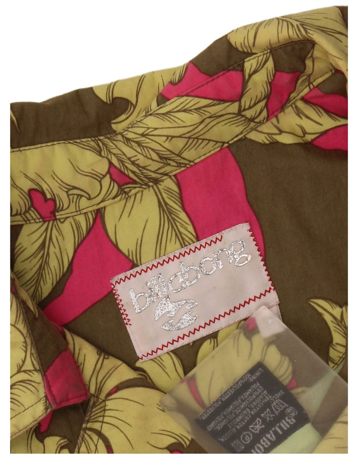 Damski trencz Billabong UK 12, średni khaki, bawełna w kwiaty