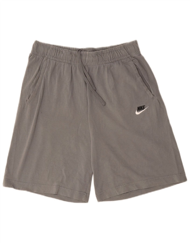 Męskie spodenki sportowe Nike, średnioszare, bawełniane